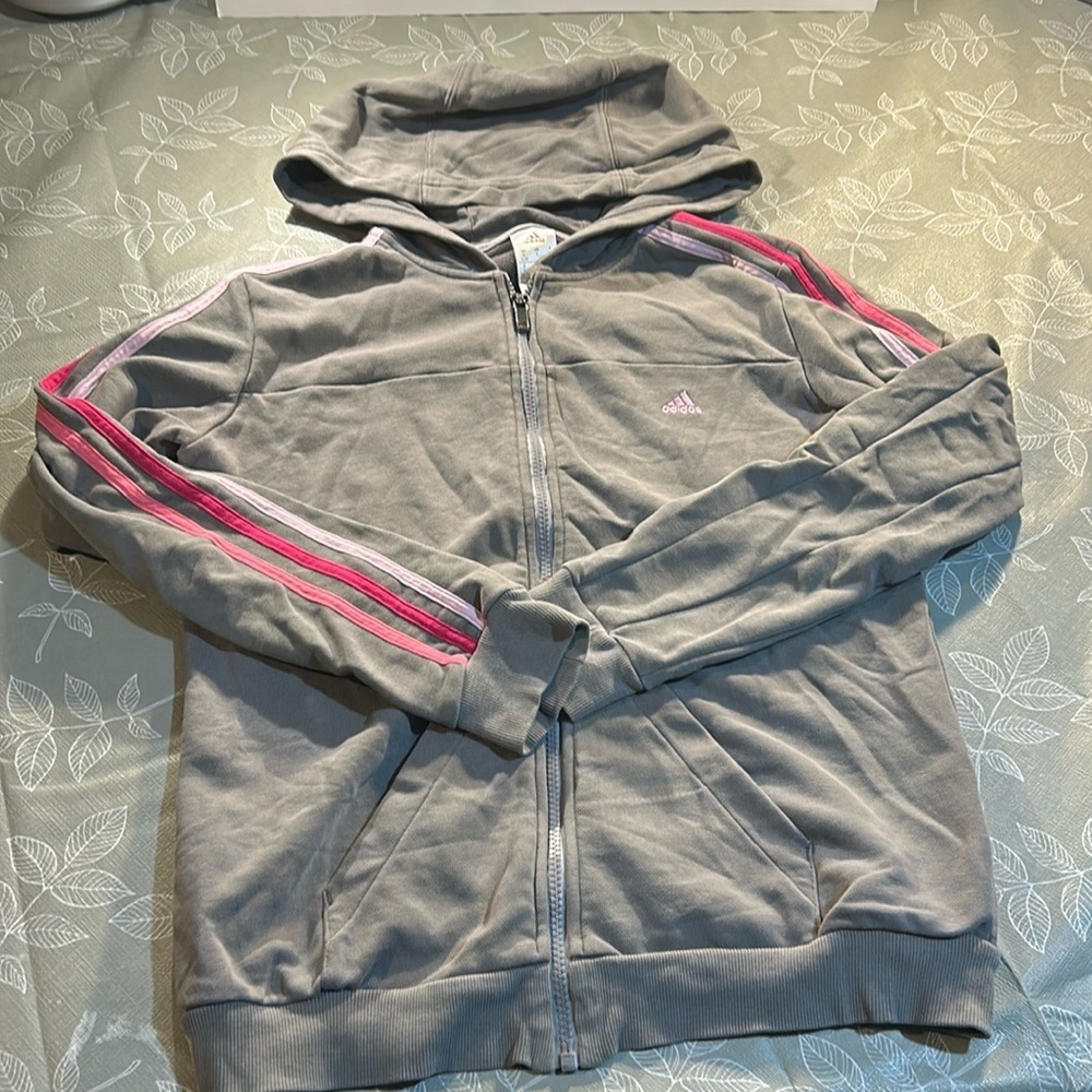 Ladies Adidas Zip Up Sweater.